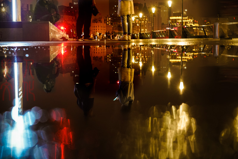 尹霁红 外滩夜雨系列之二